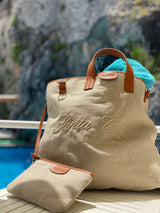 Santa Caterina Beach Tote Linen Special Edition